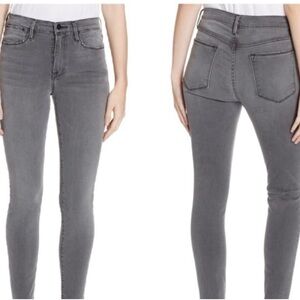 Frame Denim Women's Skinny Jeans Le High Skinny Size 28 charcoal gray